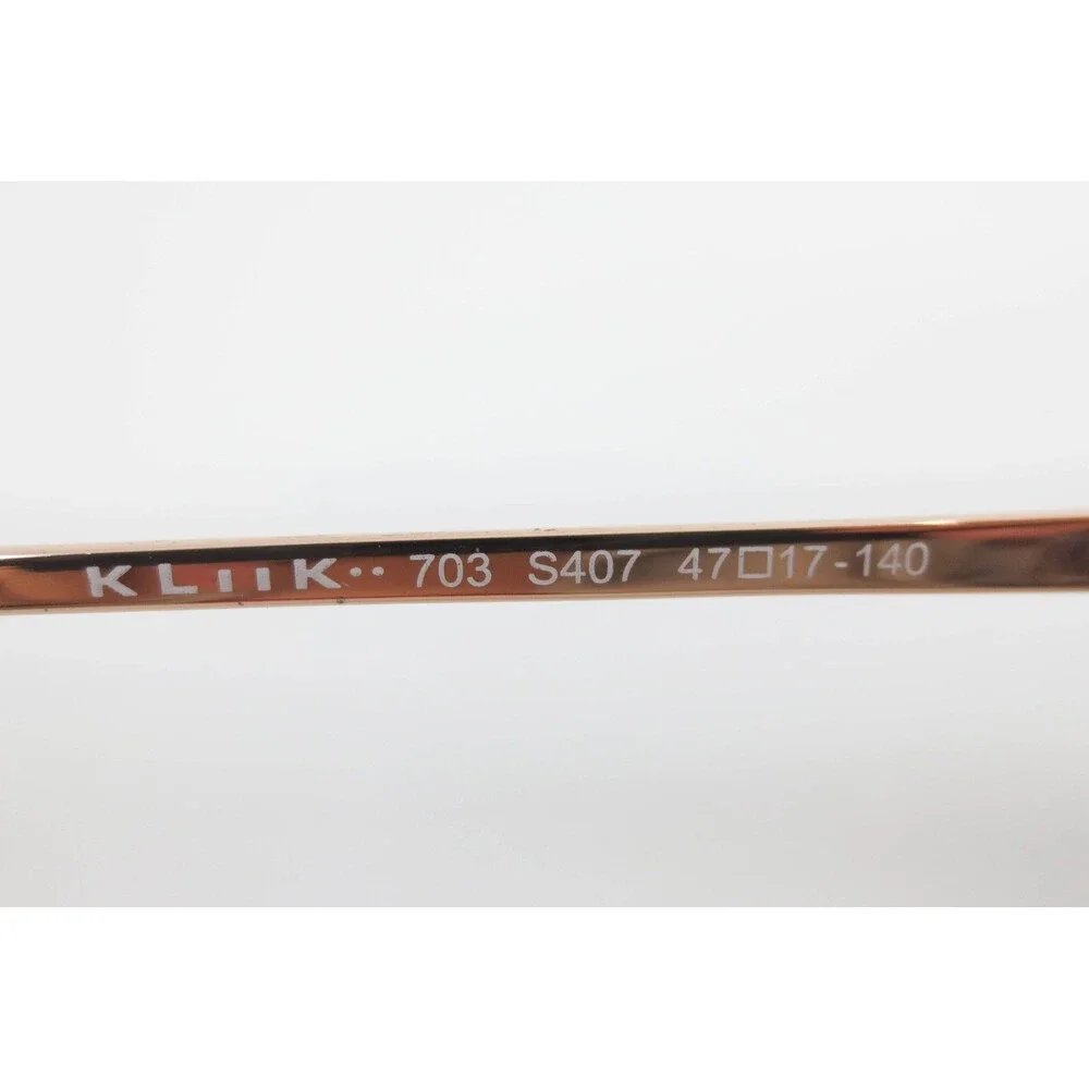 Kliik Denmark 703 S407 Eyeglasses Purple Brown Marbled Cat Eye Frames 47-17-140